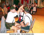Switching hats - the professionals (Oktoberfest at the Danube Swabian Club)