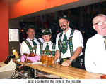 ...and a coke for the one in the middle (Oktoberfest at the Germania Club)