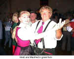 Heidi and Manfred in great form (Oktoberfest at Hansa Haus)