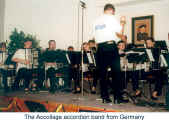 The Accollage accordion band from Germany (Carabram at the Hansa House)