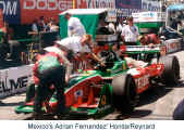 Mexico's Adrian Fernandez's Honda/Reynard (Photo: SFR)