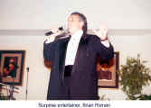 Surprise entertainer, Brian Roman  (Friends of Mark DuBois)