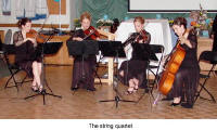 The string quartet (Danube Swabian Club)