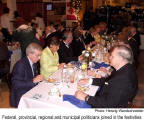 Federal, provincial, regional and municipal politicians joined in the festivities    [photo: Herwig Wandschneider]