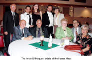 The hosts & the guest artists at the Hansa Haus (German Canadian Club Hansa)