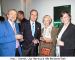 Karl J. Schmidt, Uwe Harnack & wife, Marianne Bath