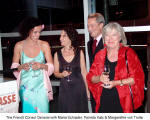 The French Consul General with Maria Schrader, Pamela Katz & Margarethe von Trotta