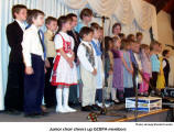 Junior choir cheers up GCBPA members   [photo: Herwig Wandschneider]