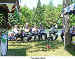 Playing the hymns
