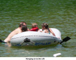 Hanging on to the raft