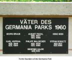 To the founders of the Germania Park
