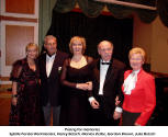 Posing for memories: Sybille Forster-Rentmeister, Henry Betsch, Monica Zerbe, Gordon Brown, Julia Betsch