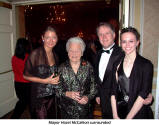 Mayor Hazel McCallion surrounded