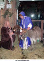 The live nativity scene
