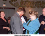 Pinning on the membership pins