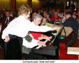 Turning the page: "Sleigh bells tinkle"