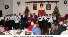 The Hansa Choir Brampton under the direction of Wolf Schepp
