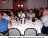 Visitors from Germany with visitors from the Hansa Club