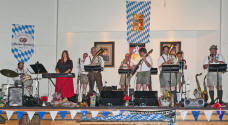 The Harmonie Brass Showband in performance