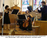 Elyssa Lefurgey-Smith, baroque violin; Sara-Anne Churchill, harpsicord; Kerri McGonigle, cello; Daniel Brielmaier, baroque oboe