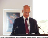 Prof. Dr. Peter Frankenberg, Minister for Science, Research and Art - Baden-Wrttemberg