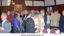 Reception at the Westmount GC Club  [photo: Herwig Wandschneider]