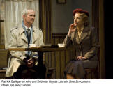 Patrick Galligan as Alec and Deborah Hay as Laura in Brief Encounters [photo by David Cooper]