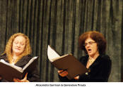 Alexandra Garrison, mezzo soprano, & Genevieve Proulx, soprano