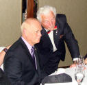 The winner of the draw Heinz Ollesch (r.)