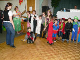 Children in their costumes