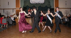 ...and their opening dance