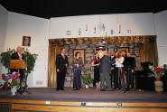Final curtain of the ensemble with thanks by