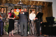Final curtain of the ensemble with thanks by