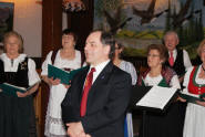 The Edelweiss Choir with Linda Marcinkus and Dr. Richard Heinzle conducting