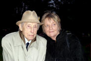 Fritz Skeries with Sybille (read: Remembrance Day Ceremony)