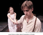 Janet Porter as Mary, Brett Christopher as Charlie  [photo: Tom Vogel, courtesy of Theatre & Company]