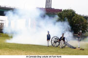 A Canada Day salute at Fort York