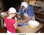 In the kitchen