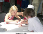 Decorating the mold
